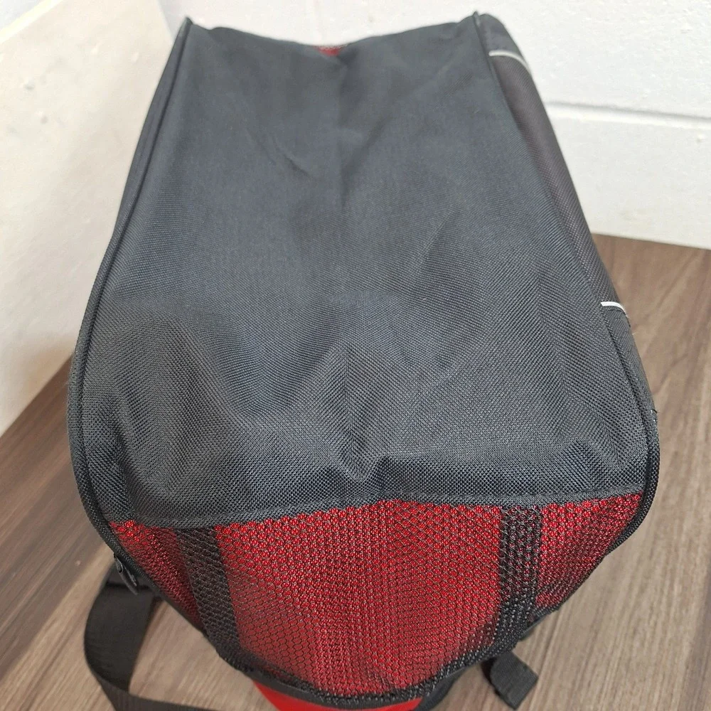 Case IH Agriculture Insulated Cooler Bag Black Red Nylon with Bottle Opener